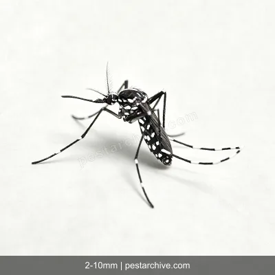 Asian Tiger Mosquitoes (Tiger mosquito, Forest day mosquito) | pestarchive.com