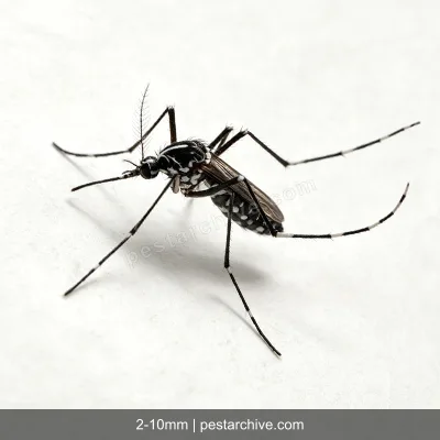 Asian Tiger Mosquitoes (Tiger mosquito, Forest day mosquito) | pestarchive.com
