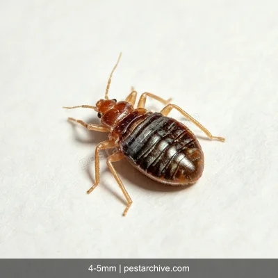 Bed Bugs (Common bed bug, Tropical bed bug, Mahogany flat) | pestarchive.com