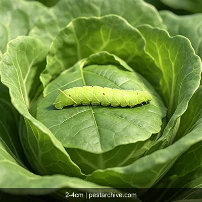 Cabbage Worms (Cabbage white caterpillar, Imported cabbage worm) | pestarchive.com
