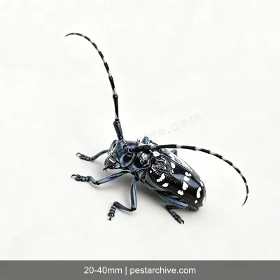 Citrus Longhorn Beetles (Asian longhorned beetle, ALB, Starry sky beetle) | pestarchive.com