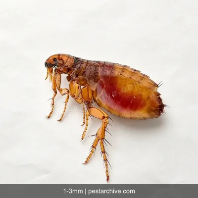 Fleas (Cat flea, Dog flea, Human flea) | pestarchive.com