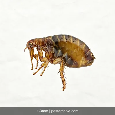 Fleas (Cat flea, Dog flea, Human flea) | pestarchive.com
