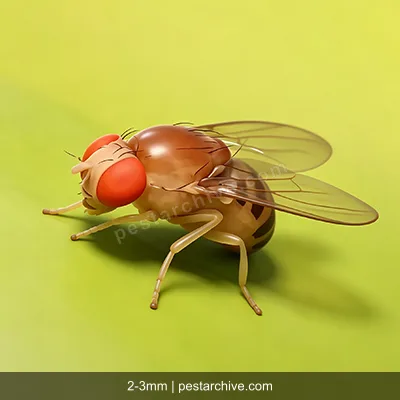 Fruit Flies (Vinegar fly, Pomace fly, Spotted wing drosophila) | pestarchive.com