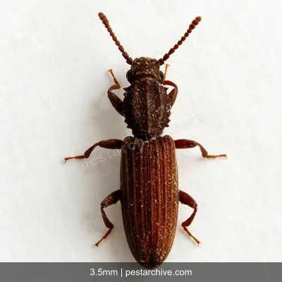 Grain Beetles (Red flour beetle, Confused flour beetle, Rusty grain beetle) | pestarchive.com