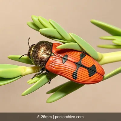 Jewel Beetles (Metallic wood-boring beetles, Flatheaded borers, Emerald ash borer) | pestarchive.com