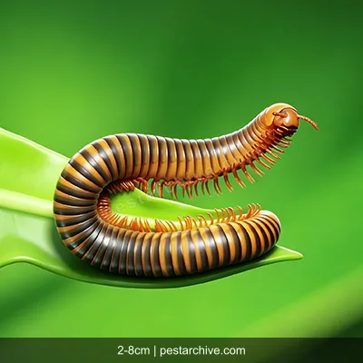 Millipedes (Thousand-leggers, Flat-backed millipedes) | pestarchive.com