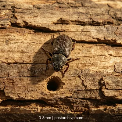 Powderpost Beetles (Lyctid beetles, True powderpost beetles) | pestarchive.com