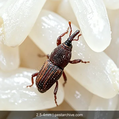 Rice Weevils (Snout weevil, Grain weevil, Maize weevil) | pestarchive.com
