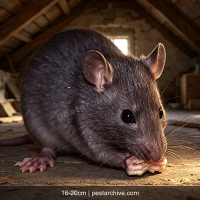 Roof Rats (Black rat, Ship rat, Citrus rat) | pestarchive.com