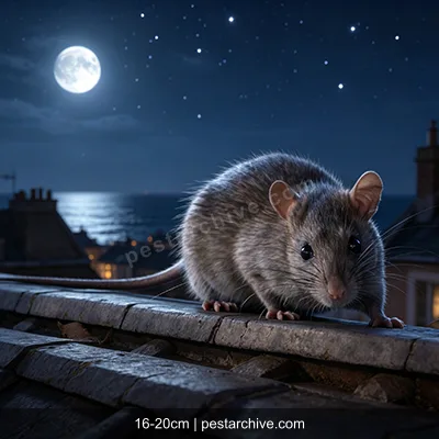 Roof Rats (Black rat, Ship rat, Citrus rat) | pestarchive.com